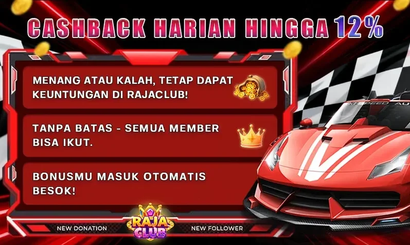CASHBACK HARIAN HINGGA 12%
